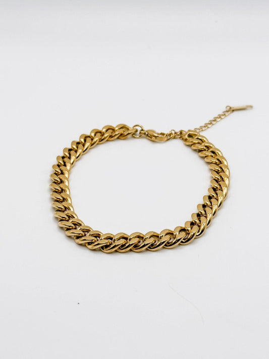 Large Link Cuban Chain Anklet - Finleyrose