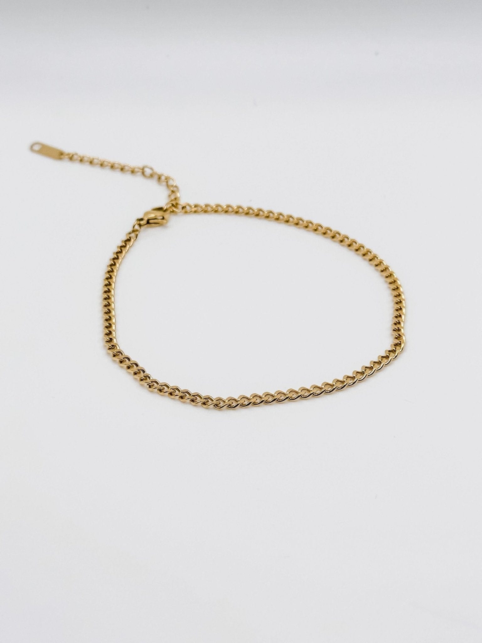 Small Link Cuban Chain Anklet - Finleyrose